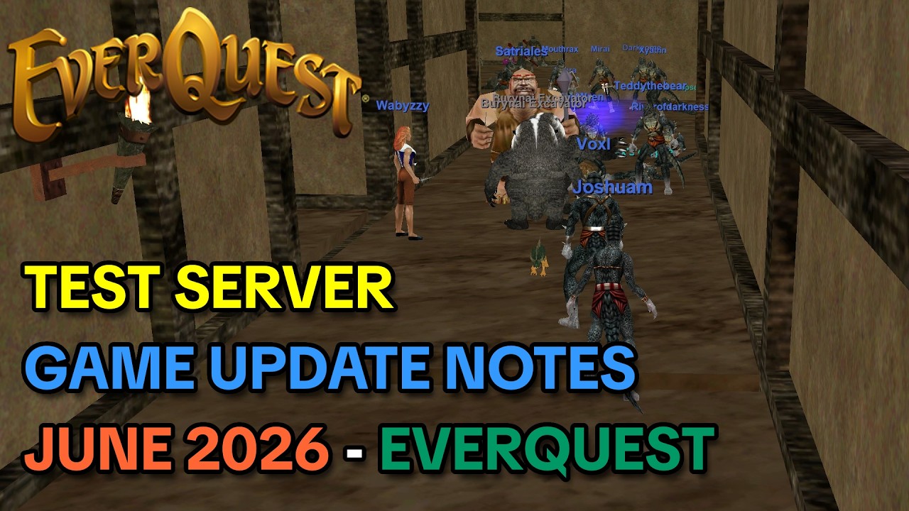 June 2026 Everquest Test Server Patch Notes